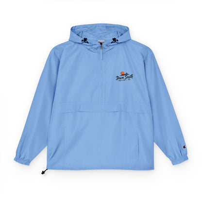 Down South Co. Packable Champion Anorak Jacket —  Embroidered Hooded Windbreaker