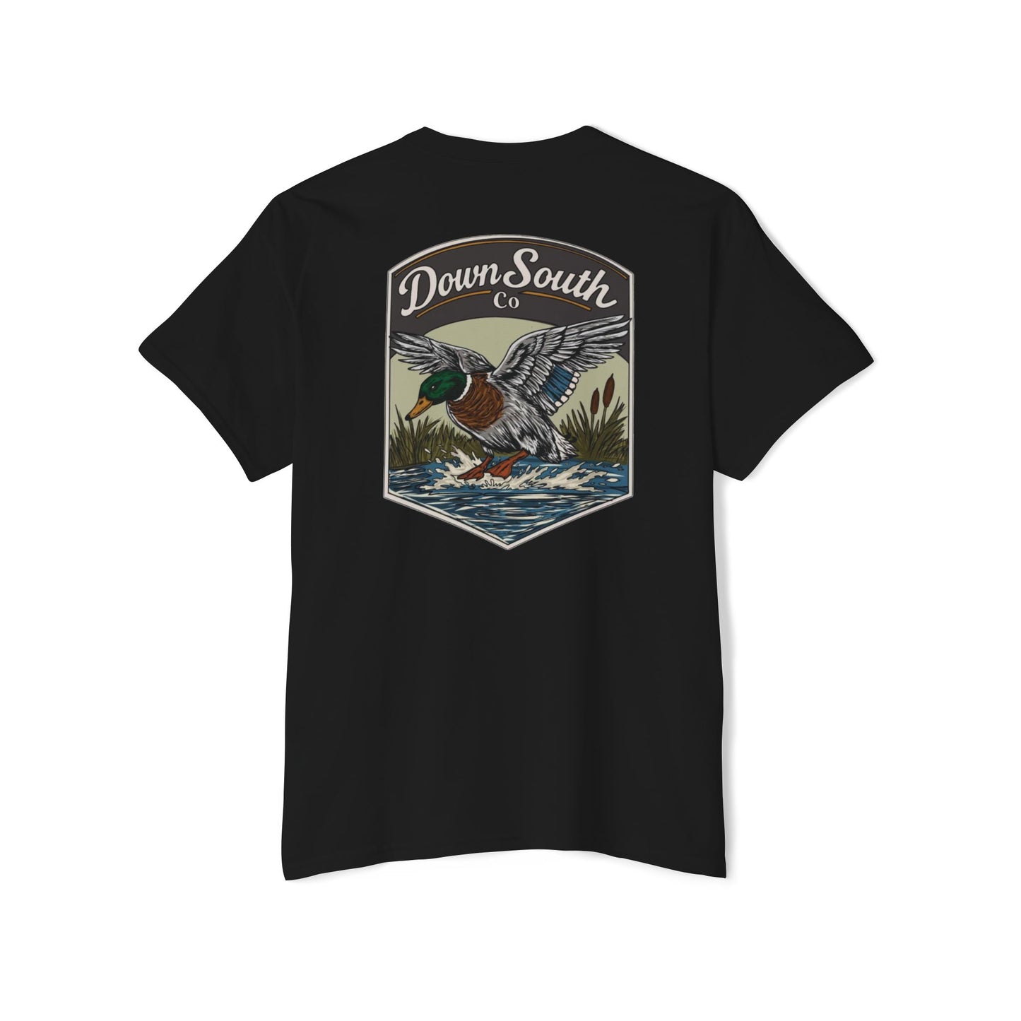 Duck Hunting Pocket Tee — "Down South Co" Graphic Pocket T-Shirt