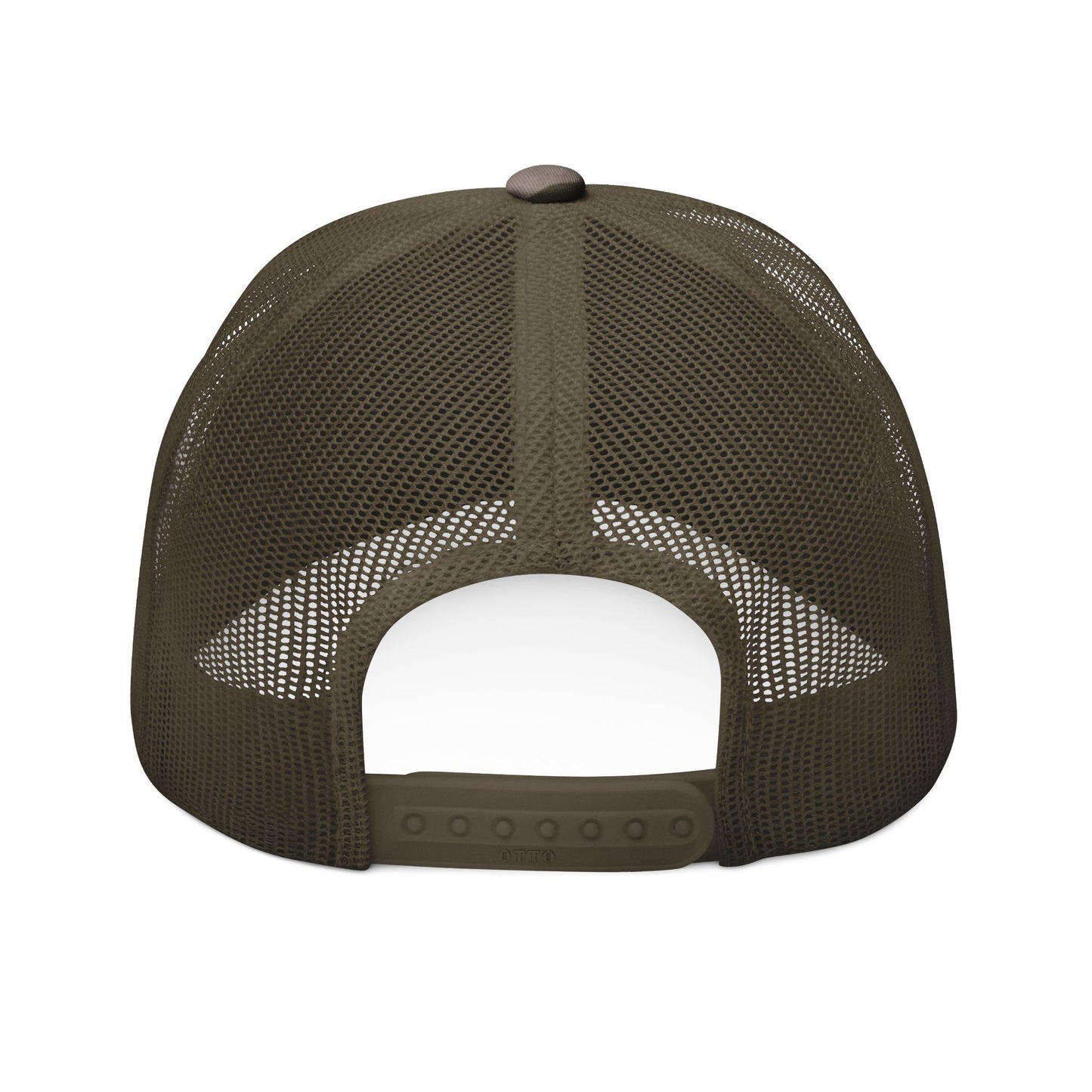Camo Trucker Hat — Embroidered Outdoor Mesh Cap