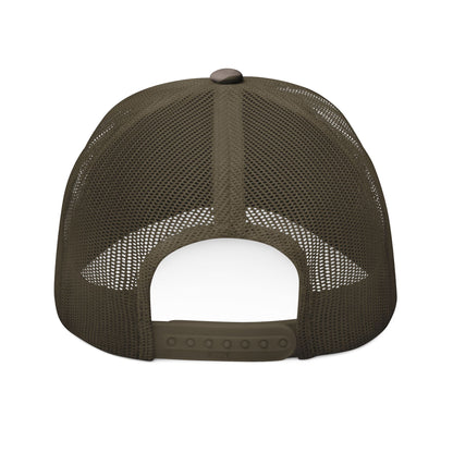 Camo Trucker Hat — Embroidered Outdoor Mesh Cap
