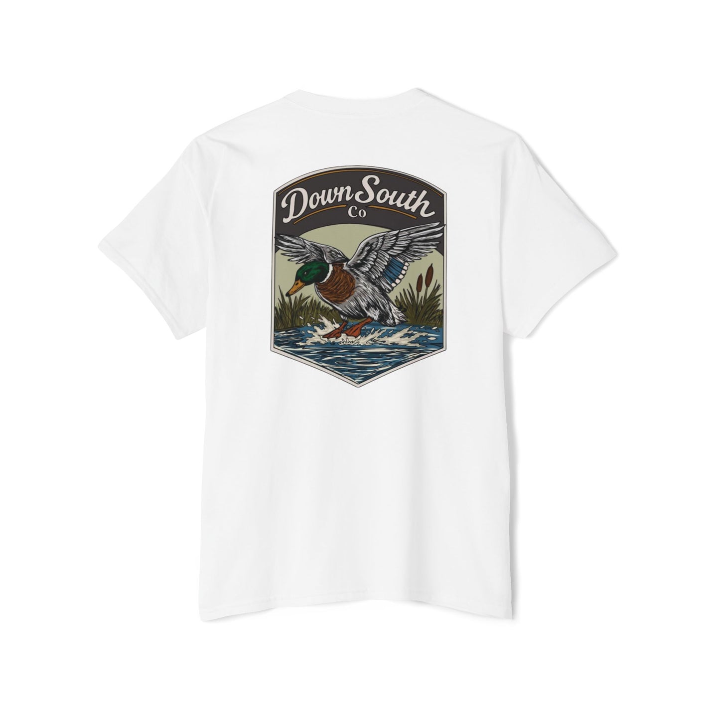 Duck Hunting Pocket Tee — "Down South Co" Graphic Pocket T-Shirt