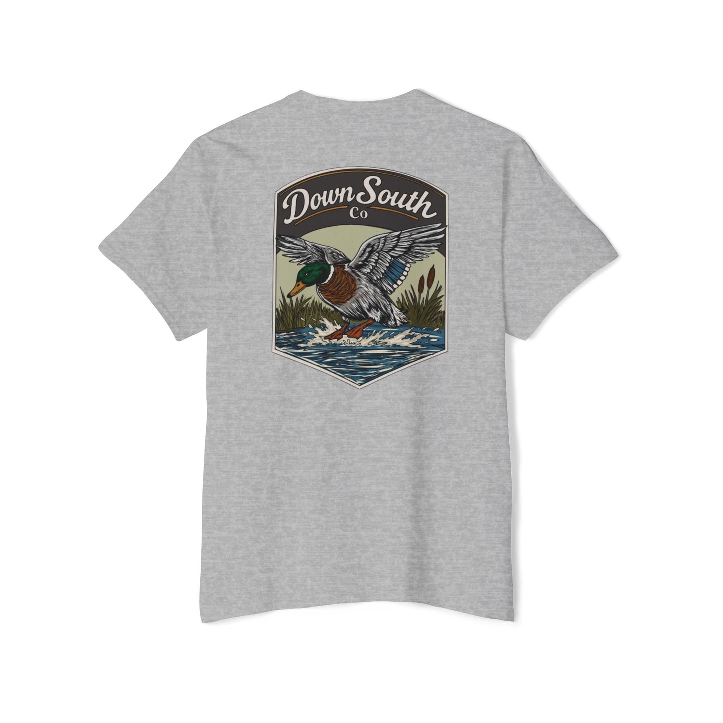 Duck Hunting Pocket Tee — "Down South Co" Graphic Pocket T-Shirt
