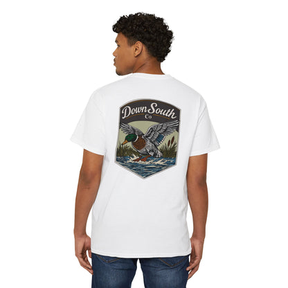 Duck Hunting Pocket Tee — "Down South Co" Graphic Pocket T-Shirt