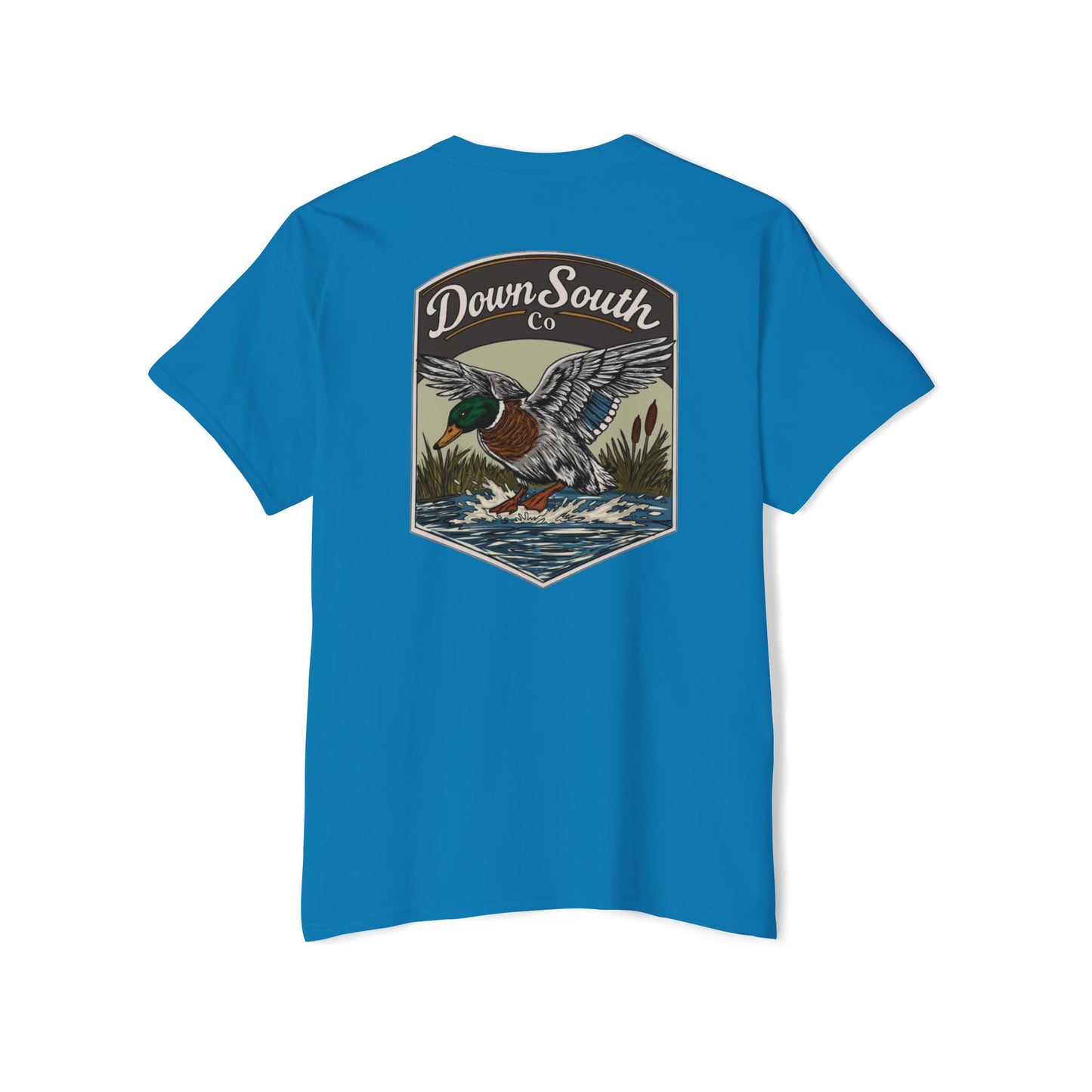 Duck Hunting Pocket Tee — "Down South Co" Graphic Pocket T-Shirt