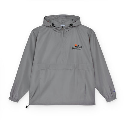 Down South Co. Packable Champion Anorak Jacket —  Embroidered Hooded Windbreaker