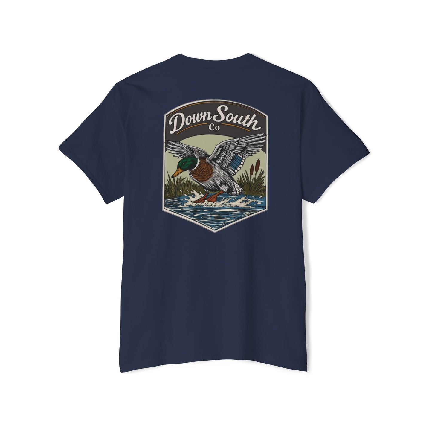 Duck Hunting Pocket Tee — "Down South Co" Graphic Pocket T-Shirt